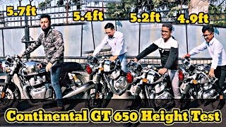 Extreme Height Test On Continental GT 650 | क्या Continental GT 650 सभी के लिए है ?