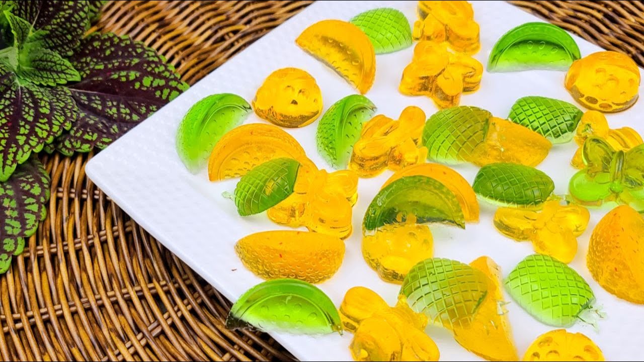 How to make pastille at home without jelly, Gummy Candy Recipe YouTube