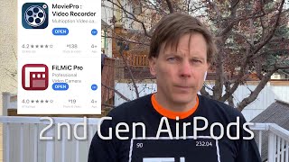 AirPods 2 Microphone Audio Quality Comparison for Bluetooth-Audio Video Capture