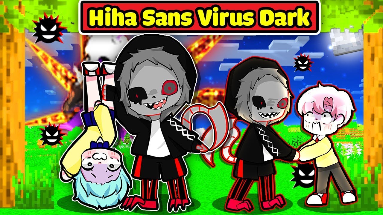 HIHA CHẾ TẠO THÀNH CÔNG BỘ GIÁP XANS VIRUS DARK TRONG MINECRAFT*HIHA XANS VIRUS BÓNG TỐI 👾🪐🌘