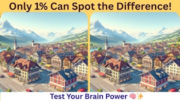 Find the Difference Challenge | Spot the Differences Brain Games & Puzzles | For Brilliance