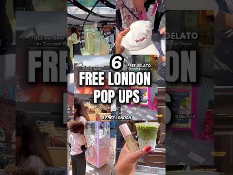 6 FREE LONDON POP UPS 20th - 21st June!👀