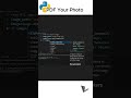 PDF Your Photo in Seconds.#coding #programming #python #پایتون #shorts