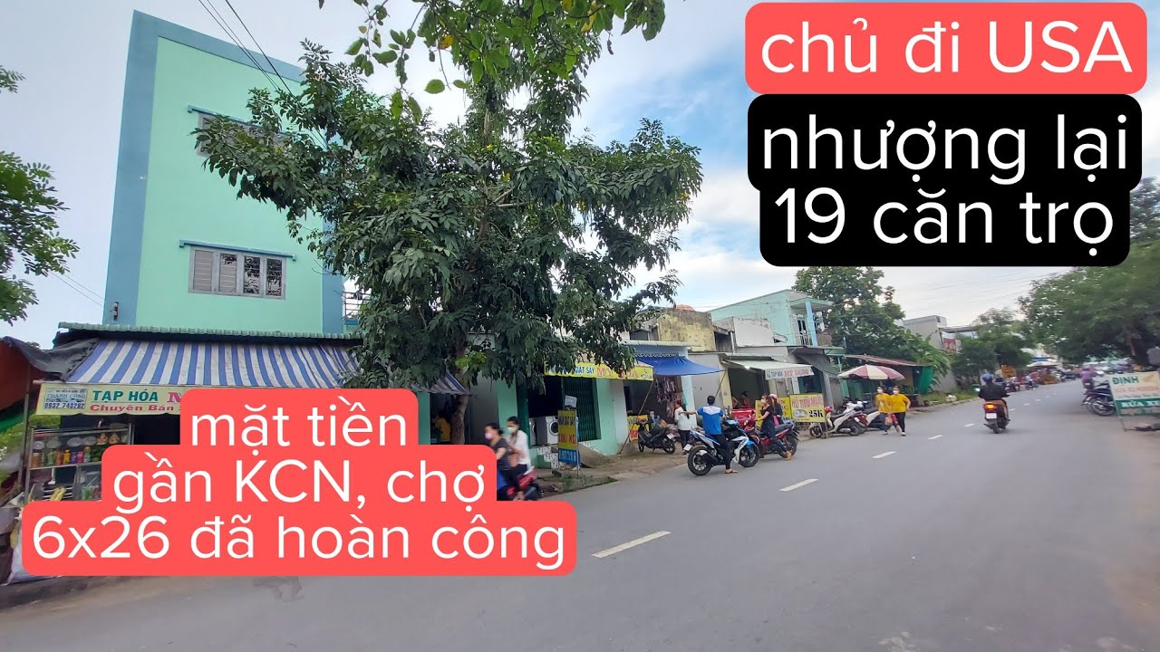 Bán dãy nhà trọ mặt tiền 19 căn|bán nhà Bình Chánh giá... - youtube