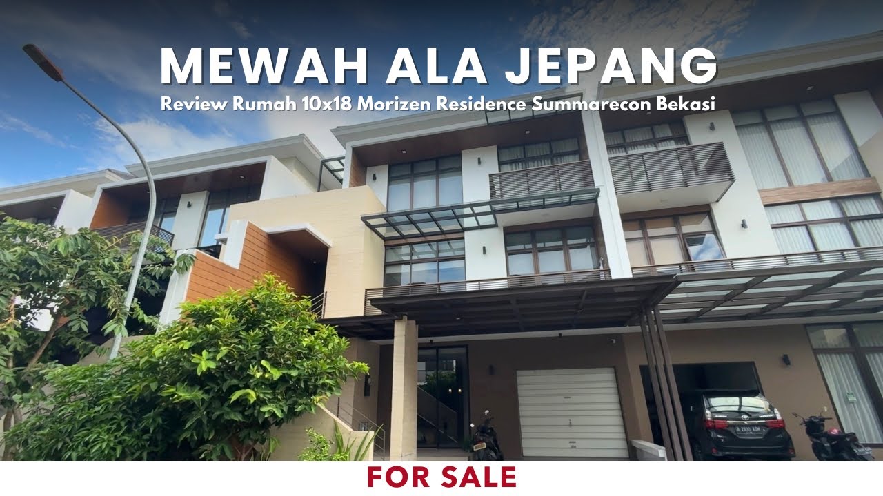 FURNISHED SUMMARECON BEKASI! Review Rumah di Cluster Morizen Summarecon Bekasi 10x18 3 Lantai