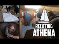 Sail Life - Clothing locker done & tons of sanding - DIY sailboat project