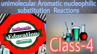 unimolecular via carbonium ion intermediate SN1 Aromatic|nucleophilic aromatic substitution reaction