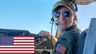 The female crew of the US Air Force KC10 Extender refueling aircraft.