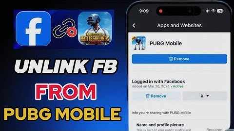 HOW TO UNLINK FB FROM YOUR PUBG ACCOUNT IN ONE CLICK💯| NEW TRICK IS HERE IN WHICH UNLINK 1 LINKS 💯♥️