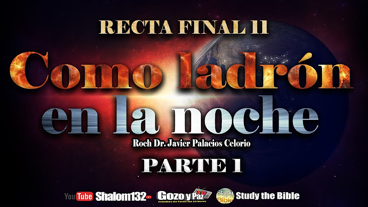 🔴 COMO LADRÓN EN LA NOCHE ¿Cómo vendrá el mesías? por el Roeh Dr. Javier Palacios Celorio ¡URGENTE!