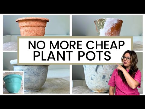 DIY Plant Pot / Turn Cheap Pots Into High End Decor hqdefault