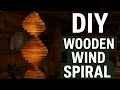 DIY Wooden Wind Spiral | Scrap Wood Wind Spinner | Easy Woodworking Project