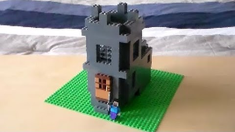 Lego Minecraft Mini Fig Scale Village Tutorial Part 5 Church