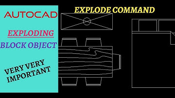 Lesson 34: How to EXPLODE & JOIN PART IN AUTOCAD II Explode & Join in AutoCAD II