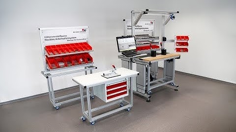 LEAN work benches (height adjustable)