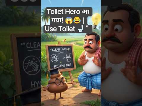 🔥🔥Toilet Hero आ गया! 😱😂 | Use Toilet 🚽”#cartoon #youtubeshorts #trending # nature #animation #toilet