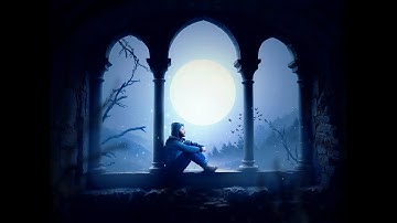 Lonely Moon Fantasy Digital Photo Photoshop Manipulation Tutorial