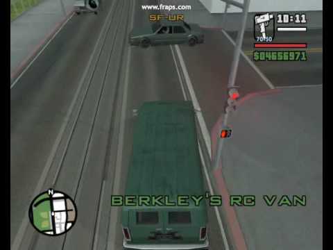GTA San Andreas - acquire Berkley's RC Van without cheats