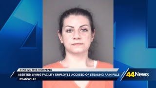 Assisted living facility employee accused of stealing pain pills, giving resident water pills