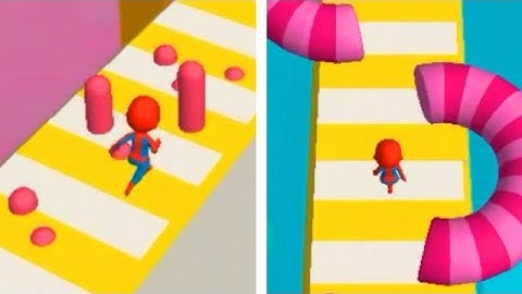 Fun Race 3D - Android, iOS Gameplay Walkthrough | All Levels | Level 17-21