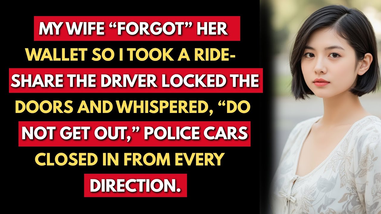 My wife “forgot” her wallet, so I took a rideshare to the airport at midnight. Five minutes after...