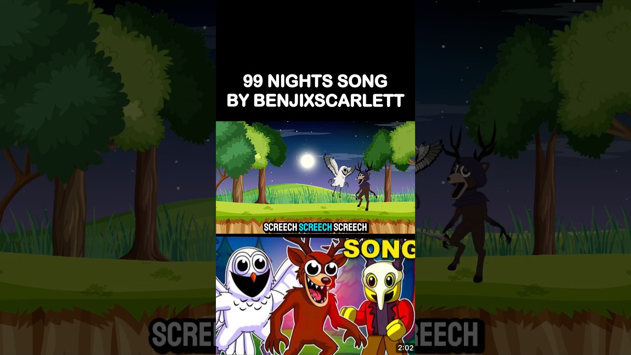 99 Nights In The Forest Song Animated Roblox Music Video by BENJIxScarlett