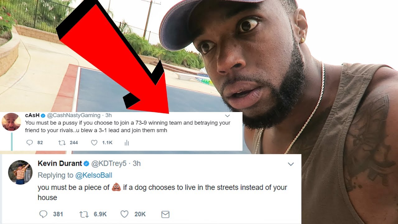 KEVIN DURANT TRIED TO CLAPBACK ON ME ON TWITTER! LOL!!!