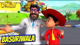 Chacha Bhatija Cartoon in Hindi | Twister | Ep 96 | Basuriwala | Wow Kidz Comedy