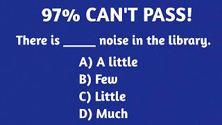 QUANTIFIERS : much, some, little, many, few | Grammar Test | Grammar Quiz | Learn English