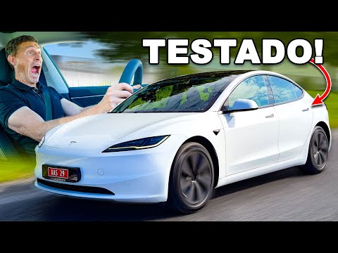 Dirigi o novo Tesla Model 3!
