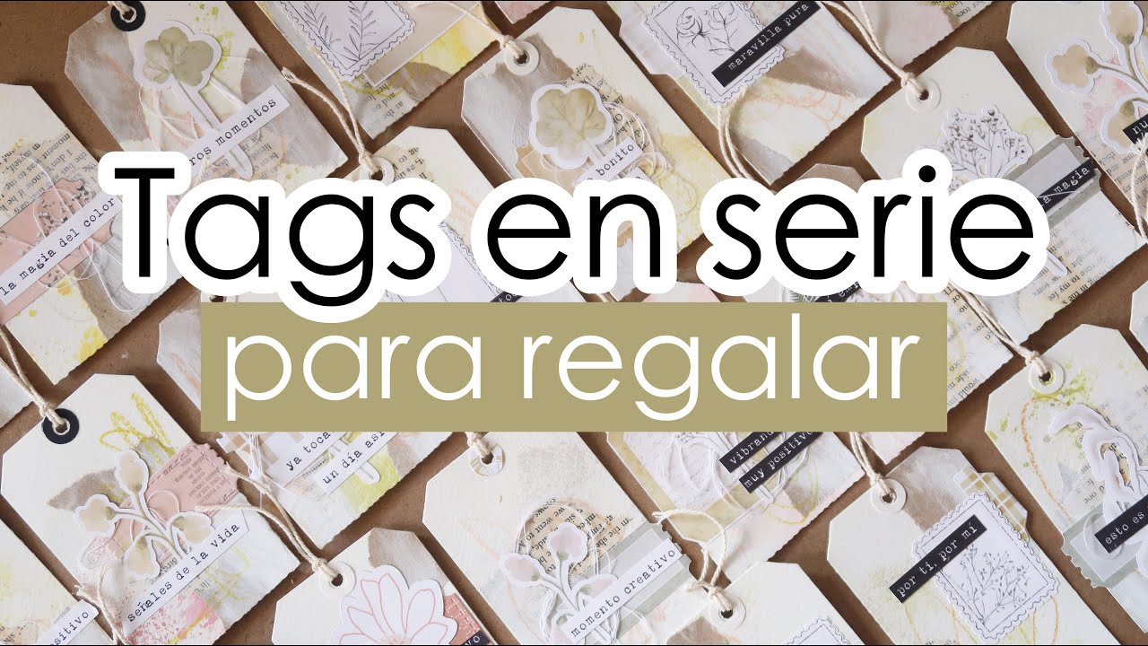 Creación en masa de TAGS Mixed Media. Laura Inguz