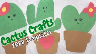 Cactus Craft Free Template