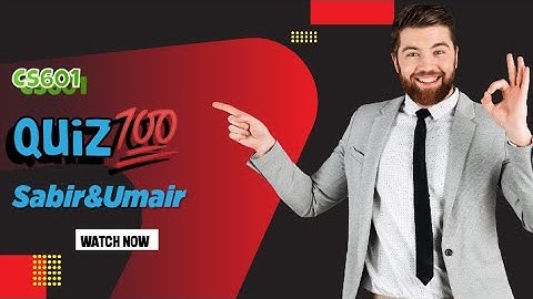 Cs601 quiz 1 solution 2022 cs 601 quiz solution| #cs601quiz1 #solution #vu #quiz