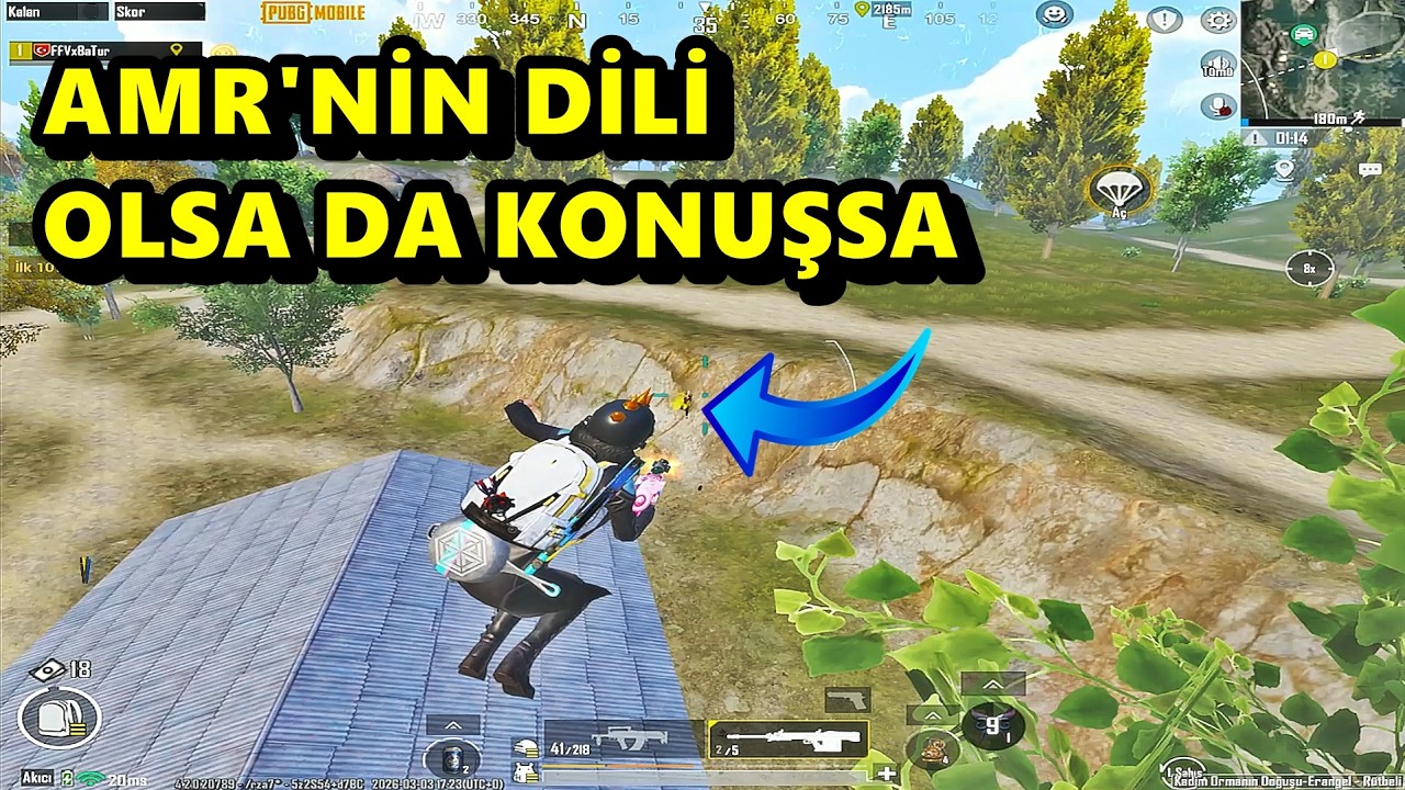 AMR'NİN DİLİ OLSA DA KONUŞSA ! MÜTHİŞ MAÇ BATUR GAME SOLO SQUAD PUBG MOBİLE