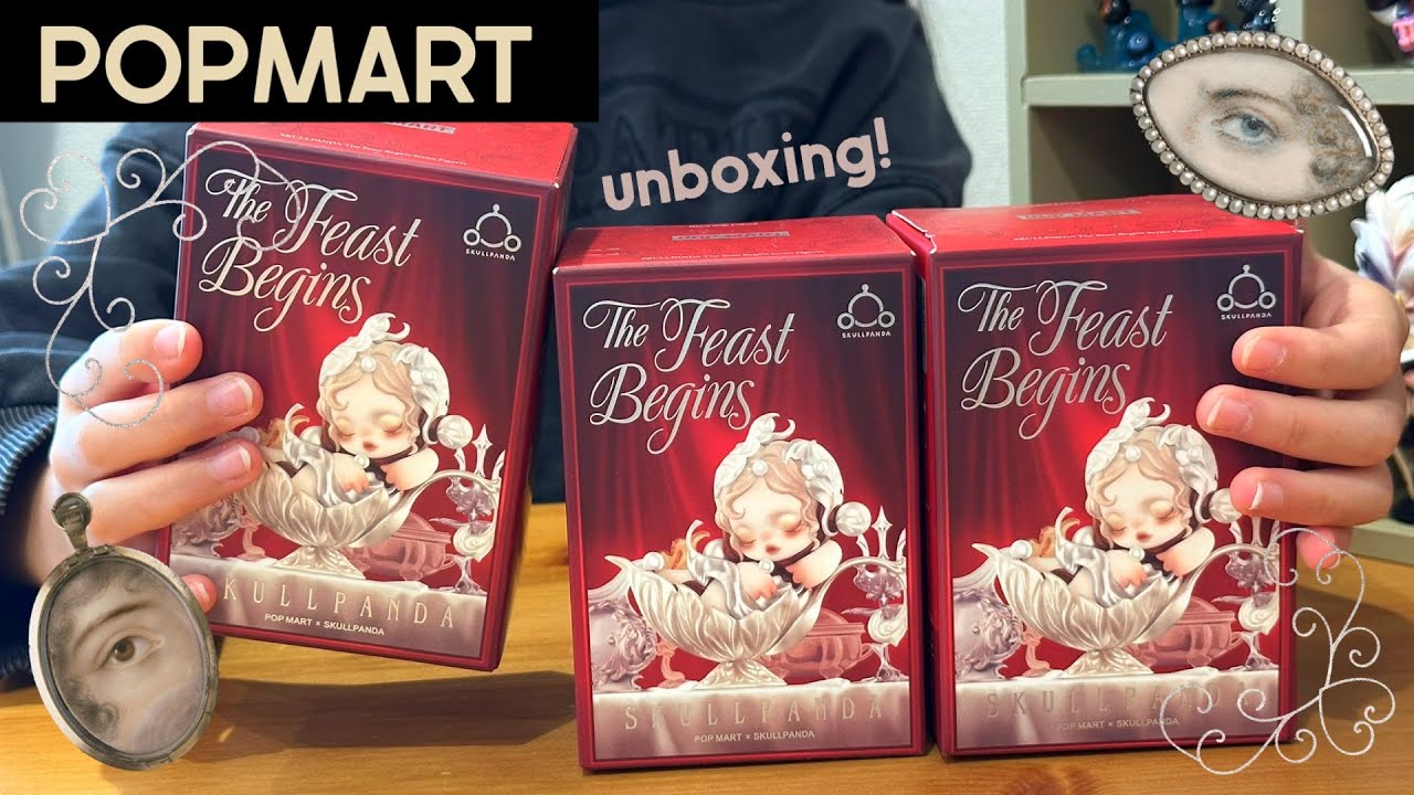 【POPMART】親子で開封！SKULL PANDA The Feast Beginsが美しい…