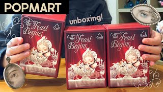 POPMART] Parents and children unboxing! SKULL PANDA The Feast