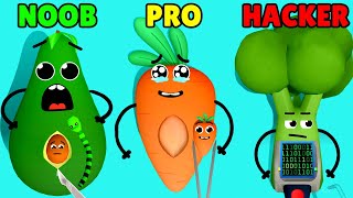 NOOB vs PRO vs HACKER in Fruit Clinic