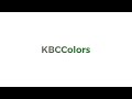 Kbccolors official logo