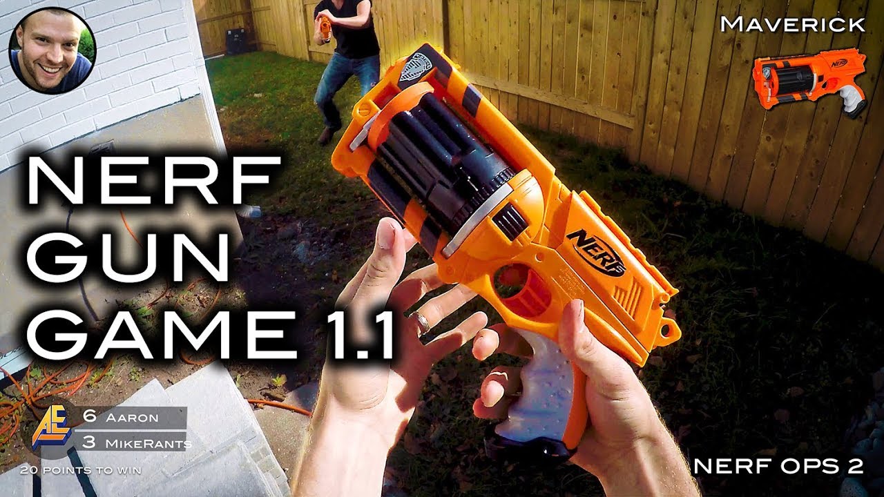 ⁣Nerf meets Call of Duty: GUN GAME 1.1 Remastered! (First Person Shooter!)