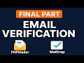Authentication System Tutorial Final Part | Email Verification with PHPMailer &amp; Mailtrap