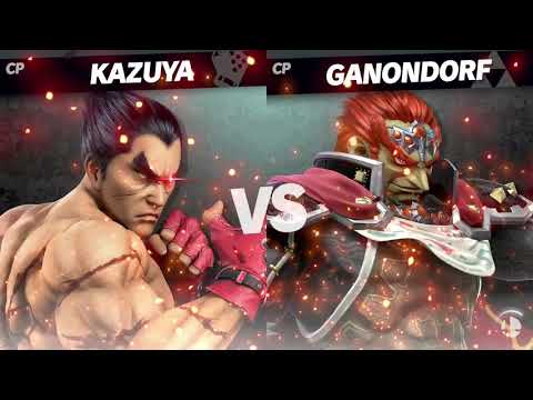 【スマブラSP】カズヤ参戦記念その６！ カズヤVSガノンドロフ-両方CPレベル9-