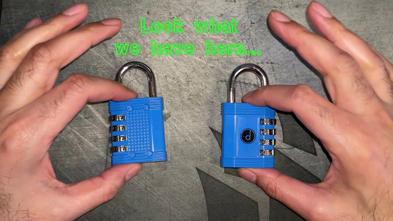 Desired Tools 4digit Combination Lock Review Real world use YouTube