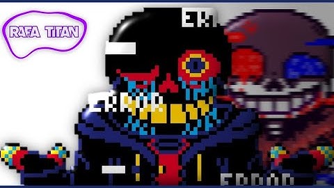 Fandoms react to Fatal Error vs Error Sans | @revolveranimations  (•Rafa Titan Ribeiro//🇧🇷•)