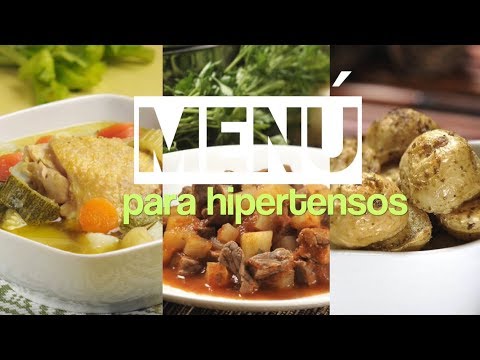 Menú para hipertensos - YouTube
