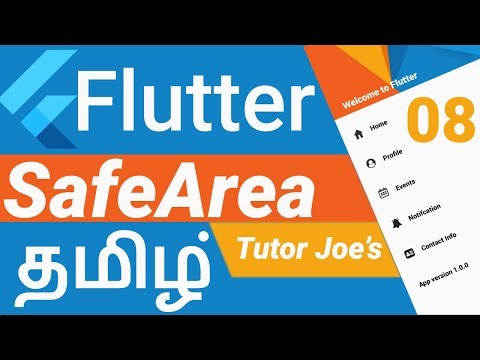 What is SafeArea in Flutter தமிழ்  | Mobile Apps Development | SafeArea | Android | iOS