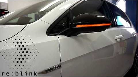 VW Golf 7 demo - re:blink - Sweeping turn signal indicator adapter