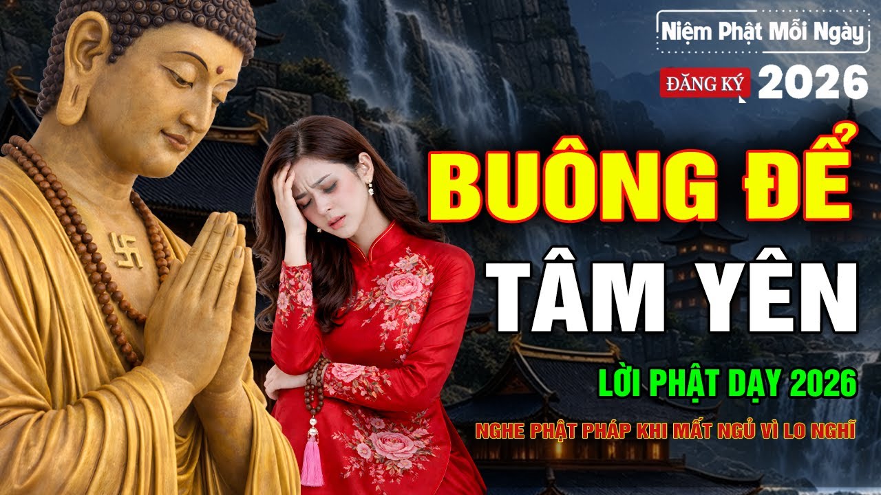 Nghe Phật Pháp Khi Mất Ngủ Vì Lo Nghĩ: Hơi Thở Chánh Niệm, Buông Để Tâm Yên
