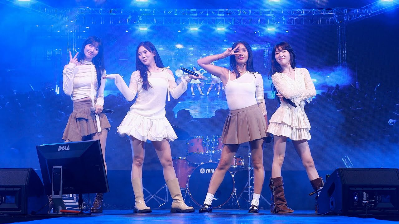 250930 오마이걸 (OH MY GIRL) "던던댄스, 돌핀, 비밀정원, 살짝 설렜어" 전체 직캠 [4K 60p] @공주대학교 천안캠퍼스 축제