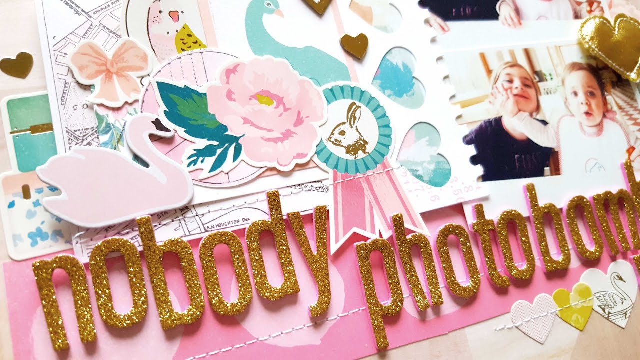 Scrapbooking Process- Hip Kit Club Feb 2017 Kits- Maggie Holmes Chasing ...
