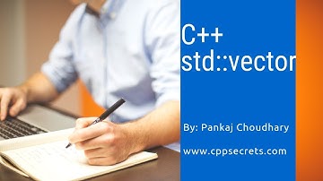 C++  std::vector | cppsecrets.com